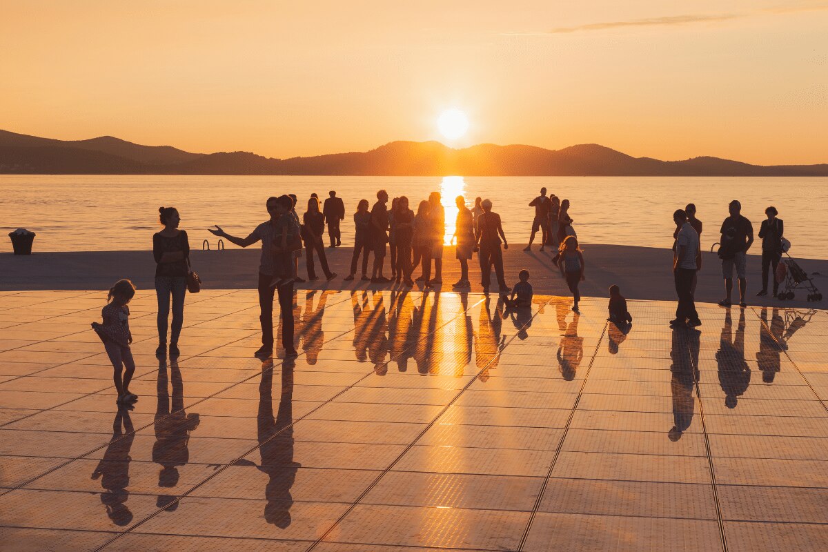 Zadar Havorglet og Hilsen til Solen